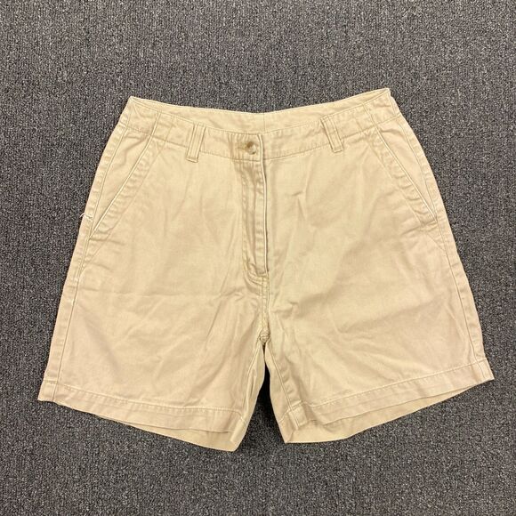 LL Bean Shorts Womens Regular Comfort Mid Stretch Camp Hike Shorts Size 6 Reg - Picture 1 of 5